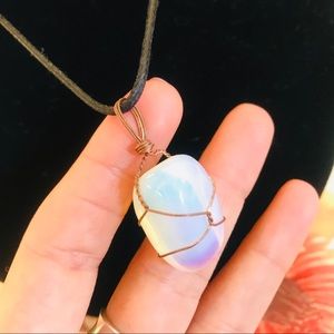 Iridescent Stone Necklace
